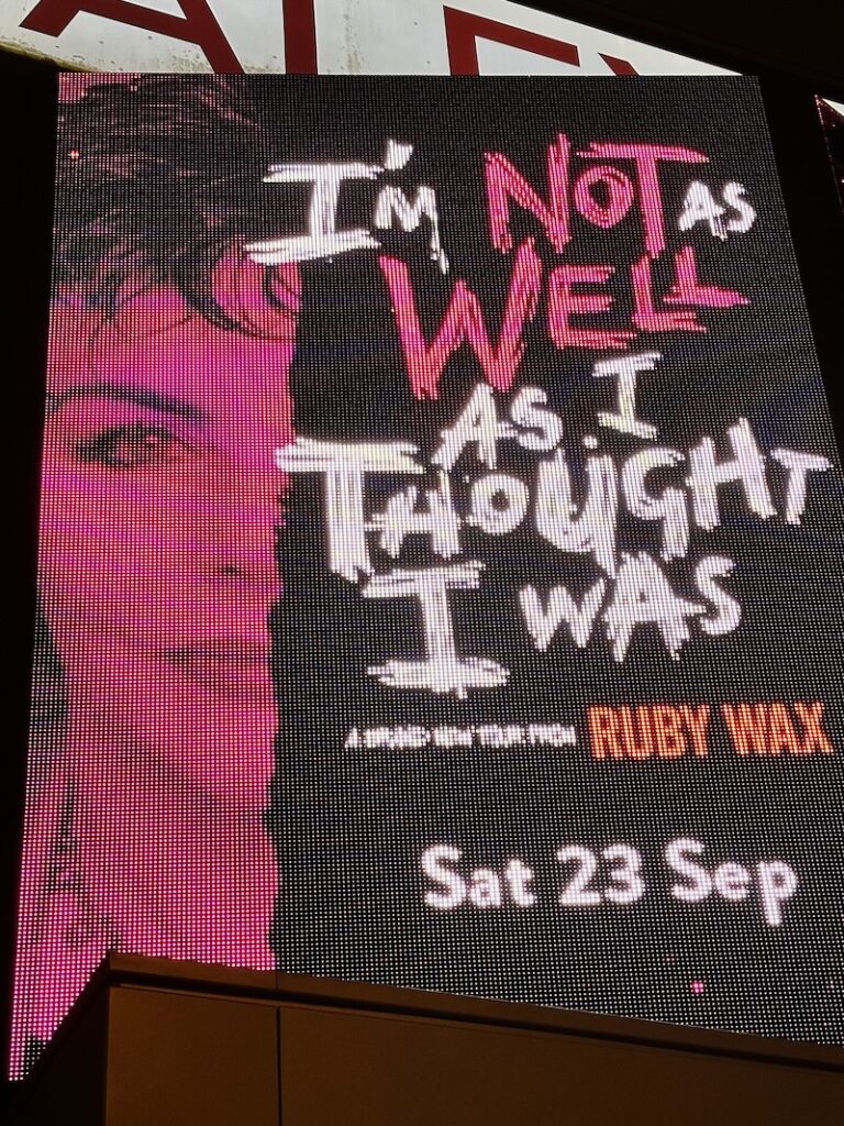 Ruby Wax Show Poster
